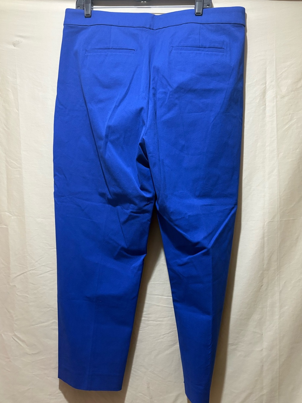 J. Crew Women’s Size 16 BRAND NEW Bright Cobalt Blue Straight-Leg Pants - Picture 7 of 7